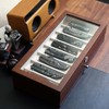 Besforu Pocket Knife Display Case for men collection holder 15-17