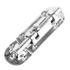 Door Bolt Inside Latch Slide Lock Round Stainless Steel 316