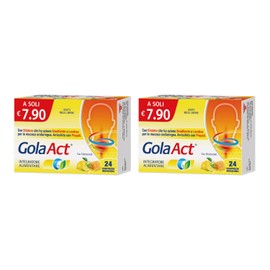 Gola Act Miele e Limone, Integratore alimentare, Bipack da 48 Compresse