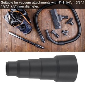 Vacuum Hose Adapters 4PC, Shop Vac Vacuum Hose Adapters 1-3/8 inch to 1-1/4 inch Hose Adapter, 1-1/2 inch to 1-3/8" to 1-1/4", 1 inch to 1-1/8 inch to 1-3/8" to 1-5/8 inch,Vacuum Connector Attachment