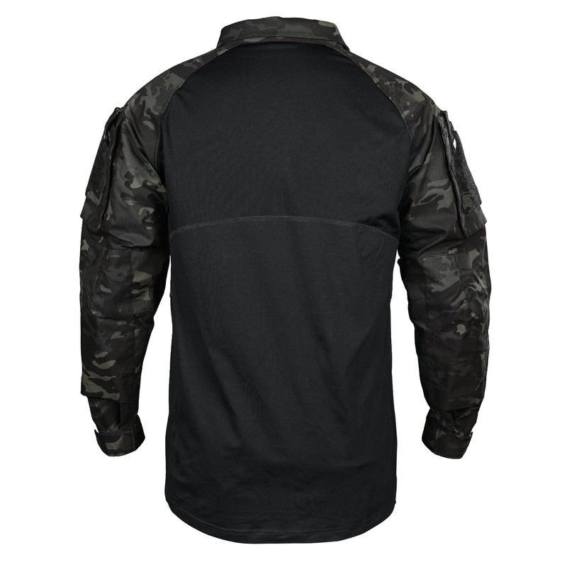 IDOGEAR OUTDOOR Tactical CAMO Shirts 1/4 Zipper Combat Shirts Long