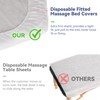 100PCS Disposable Fitted Massage Table Sheets, Heavy Duty Elastic Disposable