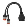 2 in 1 OBD Adapter Diagnostic Scanner 4Pin 6pin to