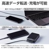 Elecom Type-C Adapter, L-Shaped Horizontal USB-C to C Converter, USB3.2