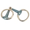 125mm Equine Mouth Snaffle Stainless Steel Electroplated Ring Bit Jointed