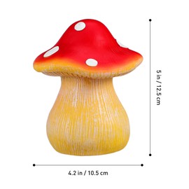 Gadpiparty Hidden Key Cabinet in Mushroom Shape for Hiding a Key Fake Stone Key Hiding Place for Outdoor Use Looks and Feels Real