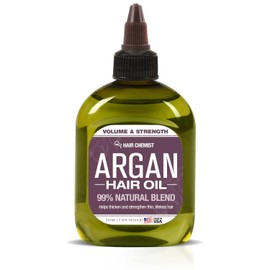 Hair Chemist Aceite para el cabello con volumen y fuerza 99% natural - Aceite de argán 7.1 oz.