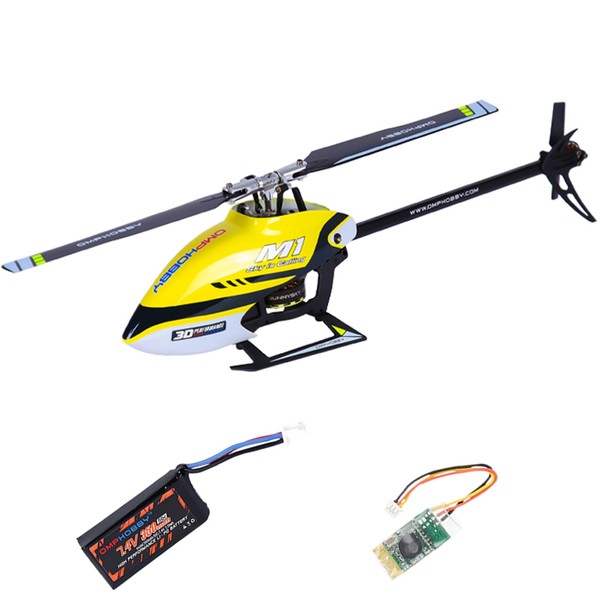 OMPHOBBY M1 V1 RC Helicopter for Adults - 6CH 3D