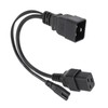 C20 to C7 C19 Y Splitter Power Plug Cord Single
