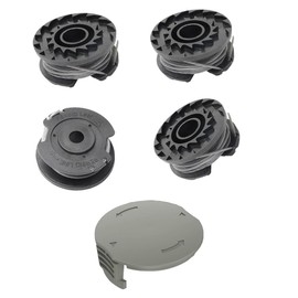 5 Pack for Bosch Strimmer Wire Replacement Spool and Line Compatible with Art 23 SL 26 SL, Easy Grass Cut 18 23 26, 18-230,18-260 Strimmer Spool Replacement, Grass Trimmer F016800569,4xz