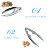oujilet Nutcracker Pecan Cracker Nut Opener Lobster Cracker with Non