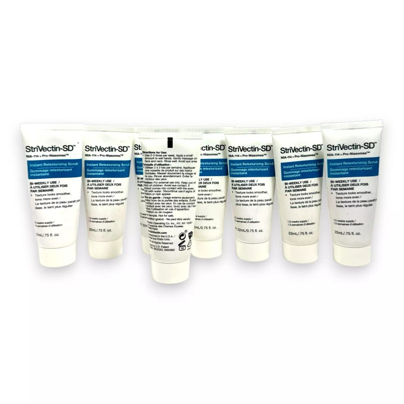 StriVectin-SD Instant Retexturizing Scrub 22ml/0.75fl.oz. New; LOT OF 8