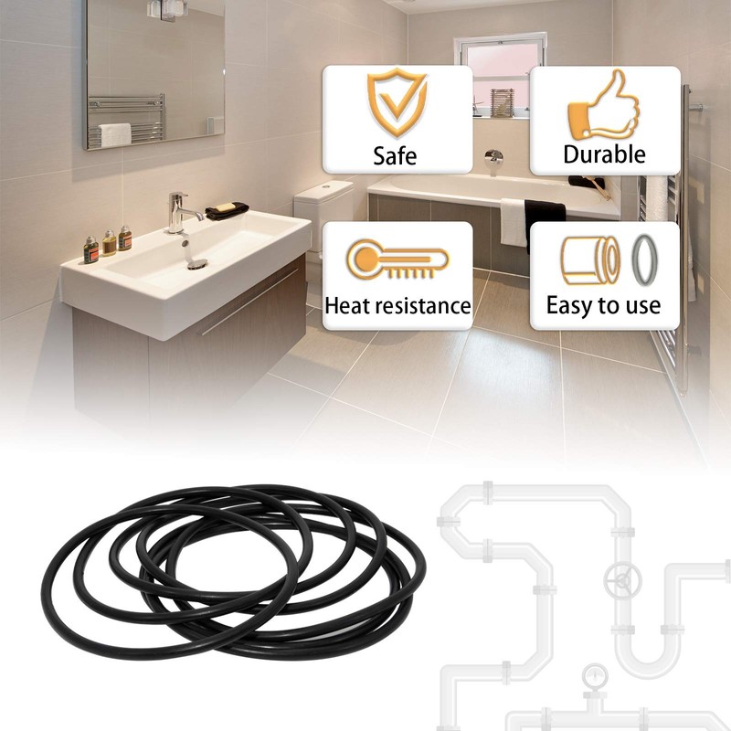 Flyshop 5pcs 100mm x 93mm x 3.5mm O-Ring Rubber Seal