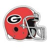 Craftique Georgia Bulldogs Helmet Decal-12In Red