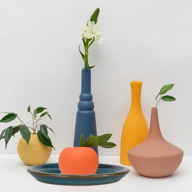 W&W Ceramic Plant Saucer - Plant Trays for Indoor Pots