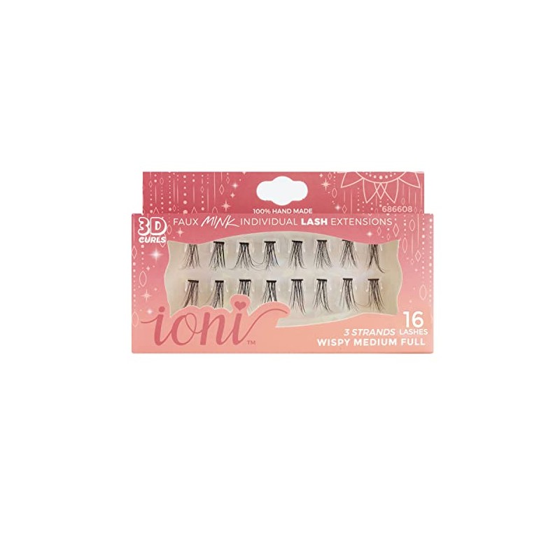 3D Curls Fluffy & Wispy Faux Mink Individual Lash Extensions