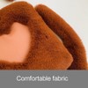 TQUXNGA Heart Pattern Shoulder Bag Winter Handbag Plush Bag for