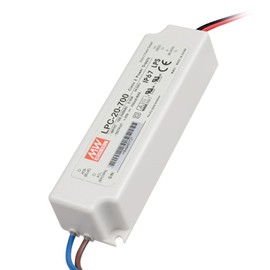 FerroFab LPC-20-700 700mA 9-30V 20W Single Output Switching Power Supply, IP67 Waterproof, High Efficiency, Compact Design, Exceptional Reliability, for LED Lighting, Industrial Automation