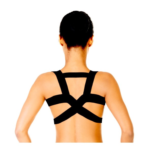 PU Health Flex-Knit German Tech Posture Corrector Back Brace for Lumbar Support, White, XXX-Large
