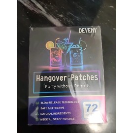 Devemy Hangover Recovery Patches – 72 Count