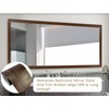 DESOMINOR 32.8Ft Black Border Peel &Stick Wood Grain Wallpaper Border