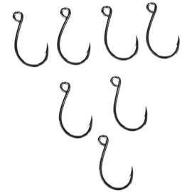 Inline Single Hook Black Nickel #2/0