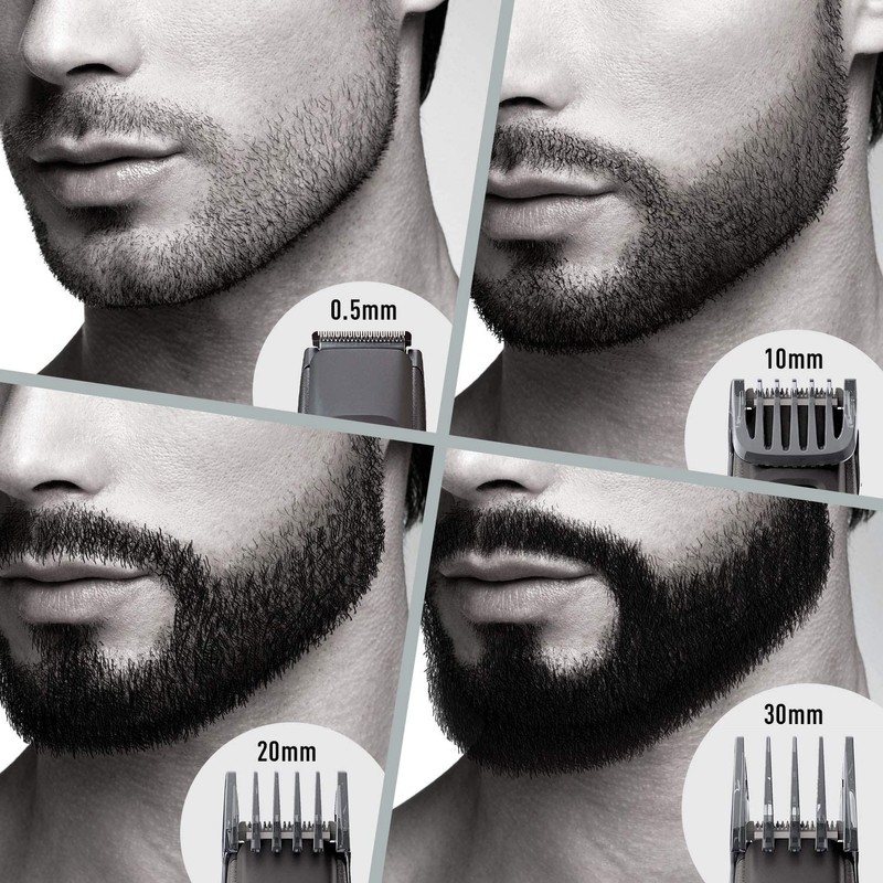 Panasonic Long Beard Trimmer for Men, 58 Length Settings and