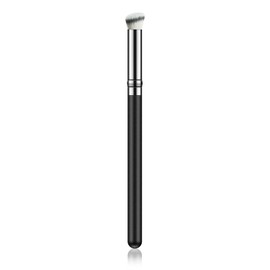 Concealer Brush Under Eye Mini Angled Flat Top Kabuki Nose Contour Brush for Concealing Blending Setting Buffing with Powder Liquid Cream Cosmetic Pro Small Makeup Foundation brushes-GOHIGH