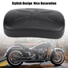 Motorcycle Suction Cup Rear Pillion Passenger Pad Seat for Bobber