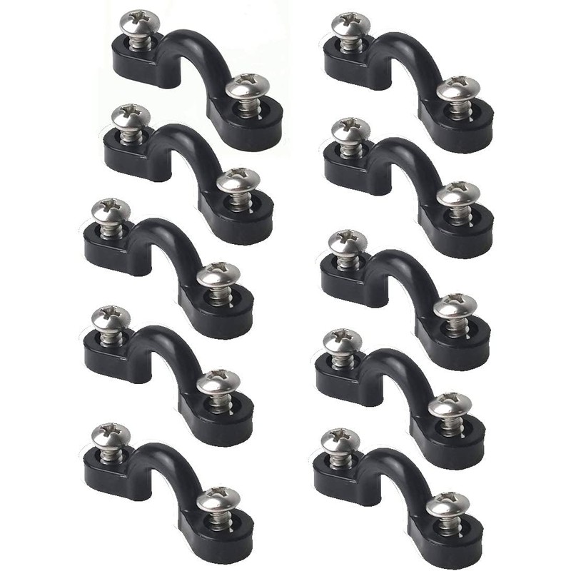 Coret 10pcs Deck Rope C Buckle Kayak Handle Buckle Pad