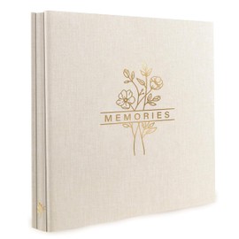Holoary Photo Album 4x6 500 Photos, 500 Pockets Picture Album, Linen Fabric Cover Big Picture Book for Photos, 4x6 Photo Albums for Memories Family Weddings Travel(Beige)