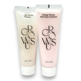 Today's Ship Growus Damage Therapy Travel Kit (2 Types) (Damage Shampoo 50ml, Cream Treatment 50ml) / 오늘출발 그로우어스 데미지 테라피 트래블 키트 2종 (데미지샴푸 50ml크림트리트먼트 50m)