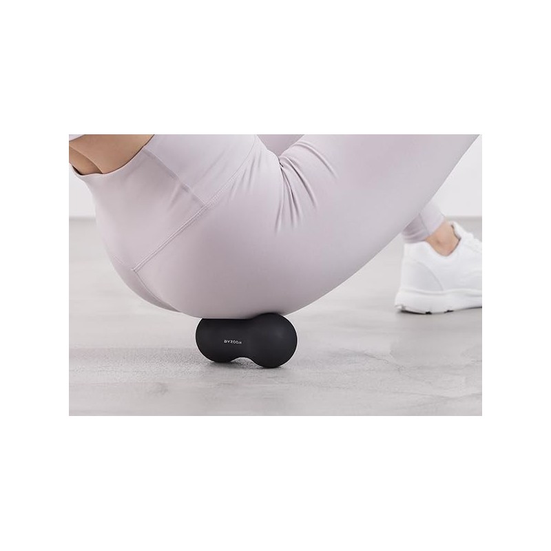 BYZOOM FITNESS Double Massage Ball, Stretch Ball, Myofascial Release, Genuine