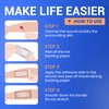 Large Waterproof Bandages 4x8 Silicone Foam Dressing for Sensitive Skin