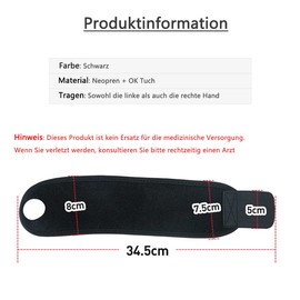 Wrist Brace Wrist Support YUTOU (1 Pair) Carpal Tunnel Syndrome Splint Wrist Guard Wrist Bandages for Fitness Bodybuilding Strength Sports for Women and Men