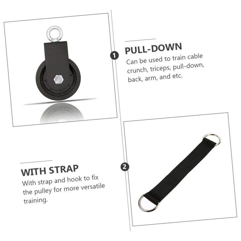 GRIRIW 1 Set Fitness Pulley System Silent Lifting Bearing for