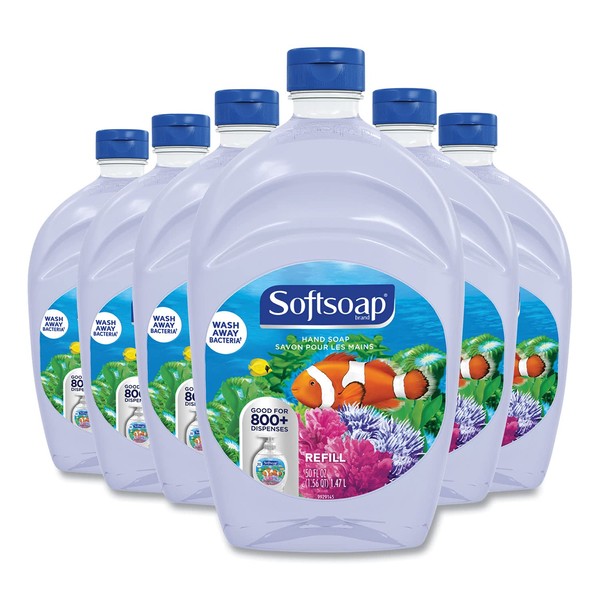 Softsoap Liquid Hand Soap Refill, Aquarium Series, 50 Fl Ounces (Pack of 2)