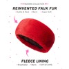Futrzane Modern Headband - Ladies Winter Fur Headbands - Soft