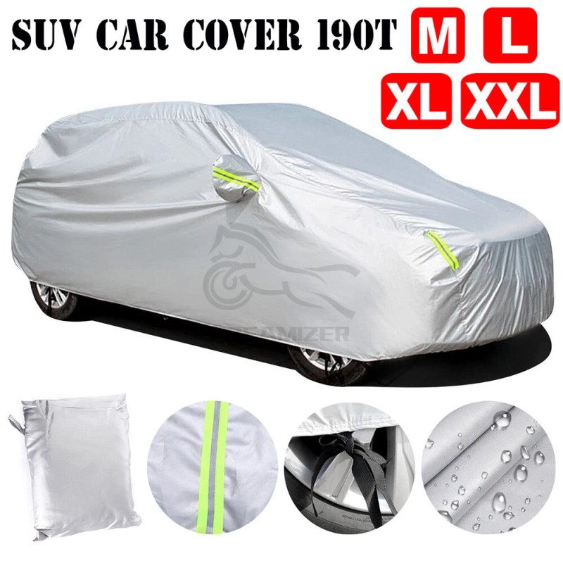 DREAMIZER Car Cover Outdoor Waterproof UV Rain All weather Protection