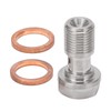 BORDSTRACT Brake Banjo Bolt, 7/16 Hollow Bolt 7/16-24 Banjo Bolt