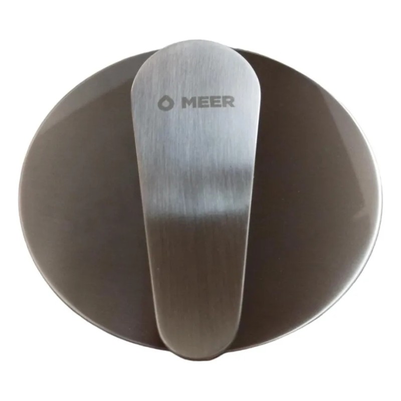 Mezcladora Monomando Para Regadera Satin Meer Color Gris oscuro