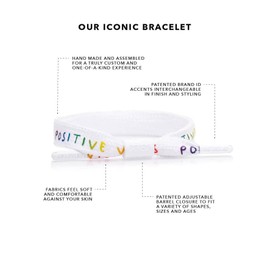 Pulsera Rastaclat para Hombres y Mujeres - Cordon' Positive Vibes Pulsera de Hilo de Encaje Múltiple Ajustable y Apilable Hecha a Mano Mediano/Grande