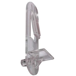 Desunia - 5mm Self-Locking Cabinet Shelf Support Pegs for 5/8" Thick Shelves - Clear - 50 Pack