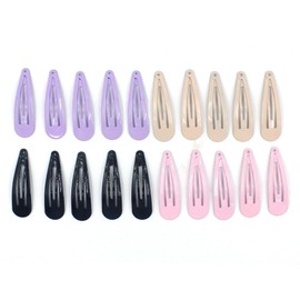 HZXINYI Hair Clips 20 Pcs Non-slip Metal Snap Hair Clips for Kids Girls Women Colourful Small Hair Clips Fine Hair Accessories Designable Hair Styles 4 Colors