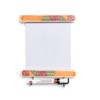 IVEI Wooden Frame Geometric Pattern Dry-Erase Board Fridge Magnet -
