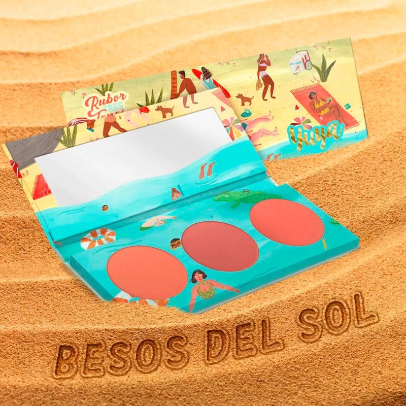 Yuya Rubor Yuya 3 Tonos Besos Del Sol Con Polvo