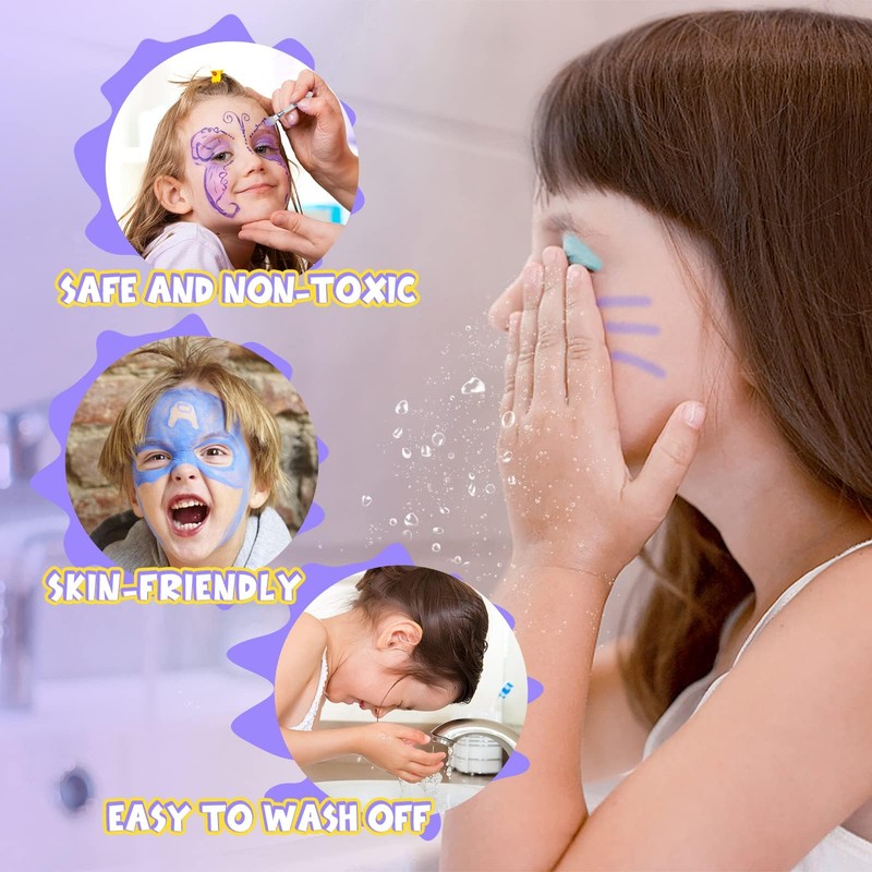 Tomons Kids Makeup Kit for Girl Real Washable Cosmetic Toy