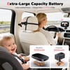 Itomoro Wireless Baby Car Camera, Rechargeable Car Baby Monitor with