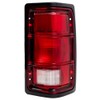 Brock Replacement Passenger Taillight with Black Bezel Compatible with 1981-1993