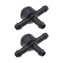 VGOL 2 Stück Auto-Scheibenwaschanlage T-Anschluss Windschutzscheiben-Sprühschlauch 3-Wege-Rückschlagventile 9178895 31391513 kompatibel mit C30 S40 V50